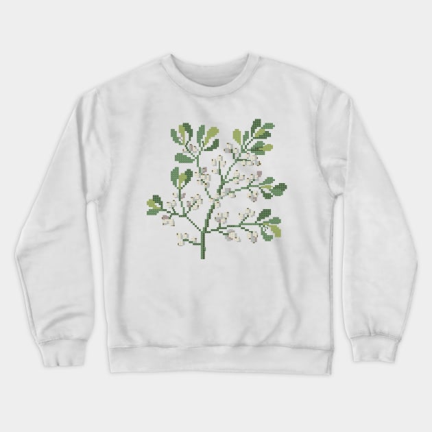 Oklahoma State Flower Mistletoe Crewneck Sweatshirt by inotyler